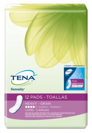 Bladder Control Pad TENA¬ Serenity¬ Heavy 15 Inch Length Heavy Absorbency Polymer Female Disposable PK of 12
