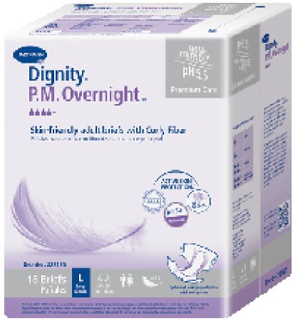 Dignity P.M Overnight Absorbent Disposable Adult Incontinent Brief Tab Closure