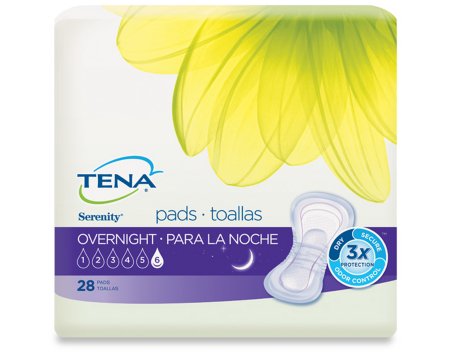 Bladder Control Pad TENA¬ Serenity¬ Heavy Absorbency Dry-Fast Core» Unisex Disposable BG of 28