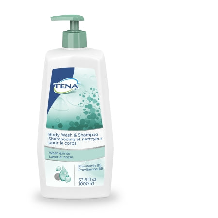 Shampoo and Body Wash TENA¬ 33.8 oz. Pump Bottle Scented CS of 8