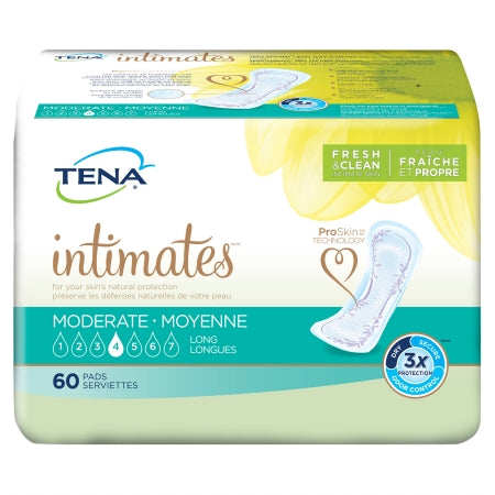Bladder Control Pad TENA¬ Intimates» 12 Inch Length Moderate Absorbency Polymer Female Disposable BG of 60
