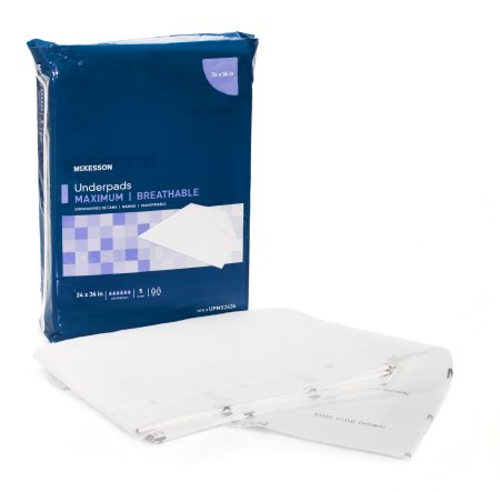 McKesson Max Disposable Fluff / Polymer Absorbent Underpad