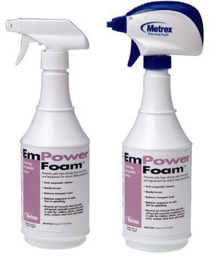 EmPower¨ Foamª Dual Enzymatic Instrument Detergent / Presoak Foam RTU 24 oz. Spray Bottle Unscented