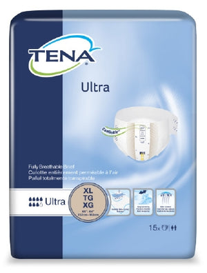 Adult Incontinent Brief TENA¬ Ultra Tab Closure X-Large Disposable Heavy Absorbency CS of 60
