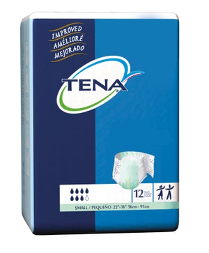 Adult Incontinent Brief TENA¬ Tab Closure Small Disposable Heavy Absorbency CS of 96
