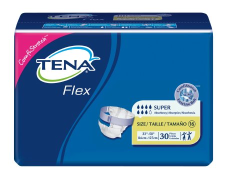 Adult Incontinent Belted Undergarment TENA¬ Flex» Super Pull On Size 16 Disposable Heavy Absorbency PK of 30