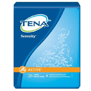 Bladder Control Pad TENA¬ Serenity¬ Active» 8 Inch Length Light Absorbency Polymer Female Disposable PK of 26