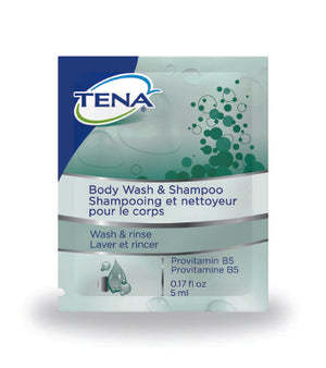 Shampoo and Body Wash TENA¬ 0.17 oz. Individual Packet Scented CS of 500