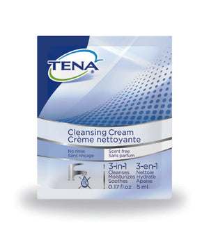 Body Wash TENA¬ Cream 0.17 oz. Individual Packet Unscented CS of 500