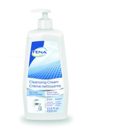 Body Wash TENA¬ Cream 33.8 oz. Pump Bottle Unscented CS of 8