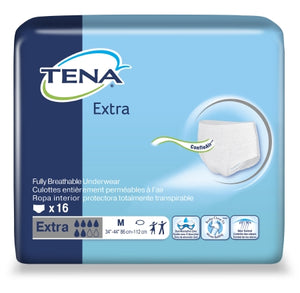 Absorbent Underwear TENA Plus Pull On Medium Disp. Heavy Absorbency CS of 64