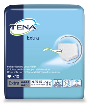 Adult Absorbent Underwear TENA¬ Extra Pull On X-Large Disposable Heavy Absorbency CS of 48