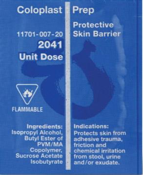 PREP Protective Skin Barriers by Coloplast, Box of 54