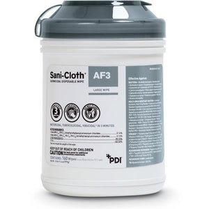 Sani-Cloth P13872 AF3 Alcohol-Free Disposable Disinfectant Wipes  160 Count