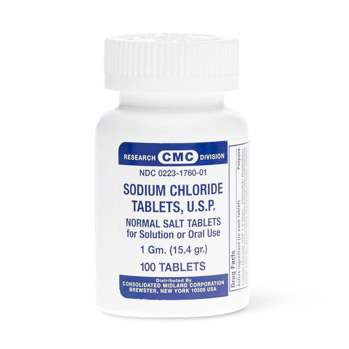 Sodium Chloride Tablets, Bottle