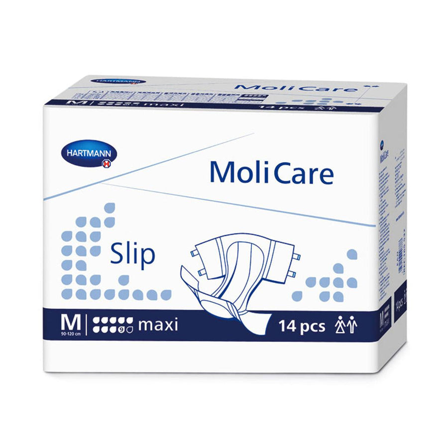 MoliCare Slip Maxi Briefs,27"-47", Case of 56