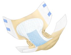 Wings Absorbent Disposable Adult Incontinent Brief Tab Closure