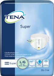 TENA¨ Super Tab Closure Disposable Absorbent Adult Incontinent Brief