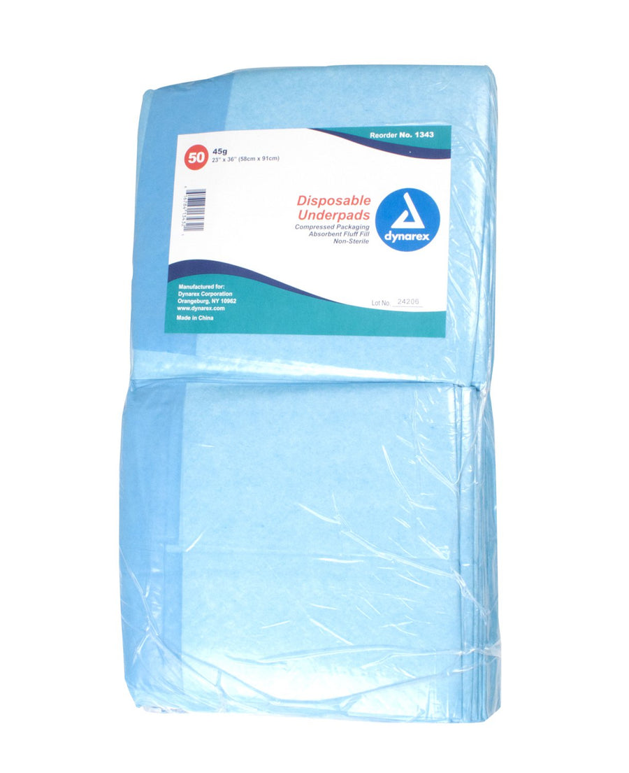 Dynarex¨ Disposable Fluff Absorbent Underpad