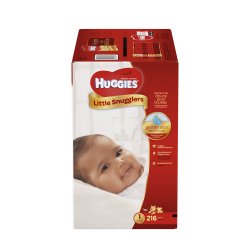 Huggies Absorbent Disposable Little Snugglers Plus Baby Diaper Tab Closure
