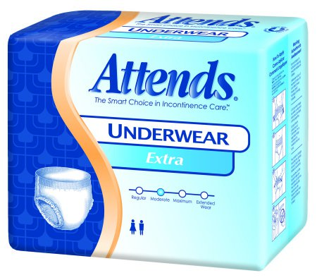 Adult Diapers Incontinence Briefs Medium, 100 Pack Case - for Men and Women  - Quilted Moisture and Odor Lock - Light-Moderate Absorbency, Secure Fit