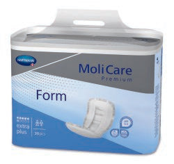 MoliCare Absorbent Premium Form Extra Plus Polymer Unisex Disposable Bladder Control Pad