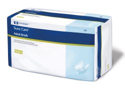 Sure Care Absorbent Disposable Adult Incontinent Brief Tab Closure