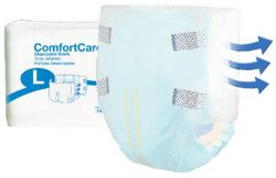 ComfortCare Absorbent Disposable Adult Incontinent Brief Tab Closure