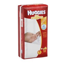 Huggies Absorbent Newborn Disposable Little Snugglers Baby Diaper Tab Closure