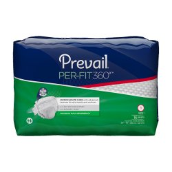 Prevail Per Fit 360¡Absorbent Disposable Adult Incontinent Brief Tab Closure