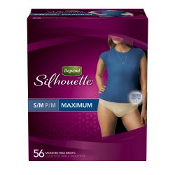 Depend Silhouette Absorbent Pull On Disposable Adult Incontinent Brief