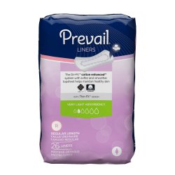Prevail Absorbent Quick Wick Disposable Unisex Incontinence Liner