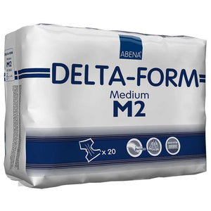 Abena Delta Form Absorbent Adult Disposable Incontinent Brief Tab Closure