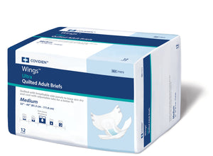 Wings Absorbent Disposable Adult Incontinent Brief Tab Closure
