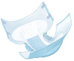 Wings Absorbent Disposable Adult Incontinent Brief Tab Closure