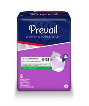 Prevail PurseReady Absorbent Disposable Pull On Adult Absorbent Underwear