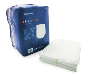 McKesson Absorbent Disposable Ultra Tab Closure Adult Incontinent Brief