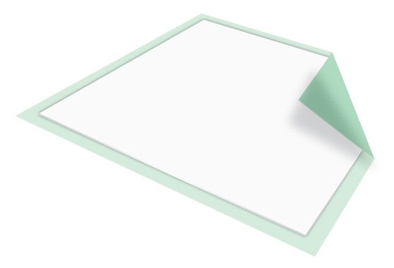McKesson Regular Disposable Fluff / Polymer Absorbent Underpad