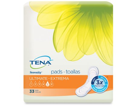 TENA Serenity Absorbent Polymer Unisex Disposable Incontinence Liner