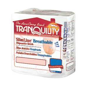 Tranquility Slimline Absorbent Disposable Adult Incontinent Brief Tab Closure