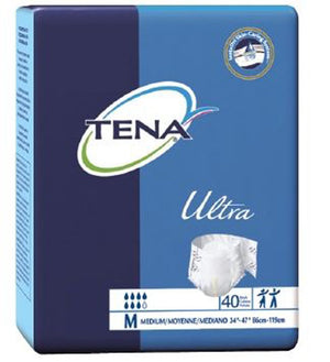 TENA Identifi Absorbent Sensor Disposable Adult Incontinent Brief Tab Closure