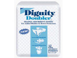 Dignity Doubler Absorbent Polymer Unisex Disposable Incontinence Booster Pad