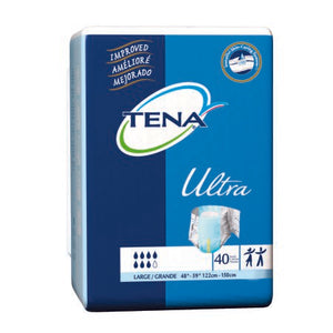 TENA Absorbent Disposable Adult Incontinent Brief Ultra Tab Closure